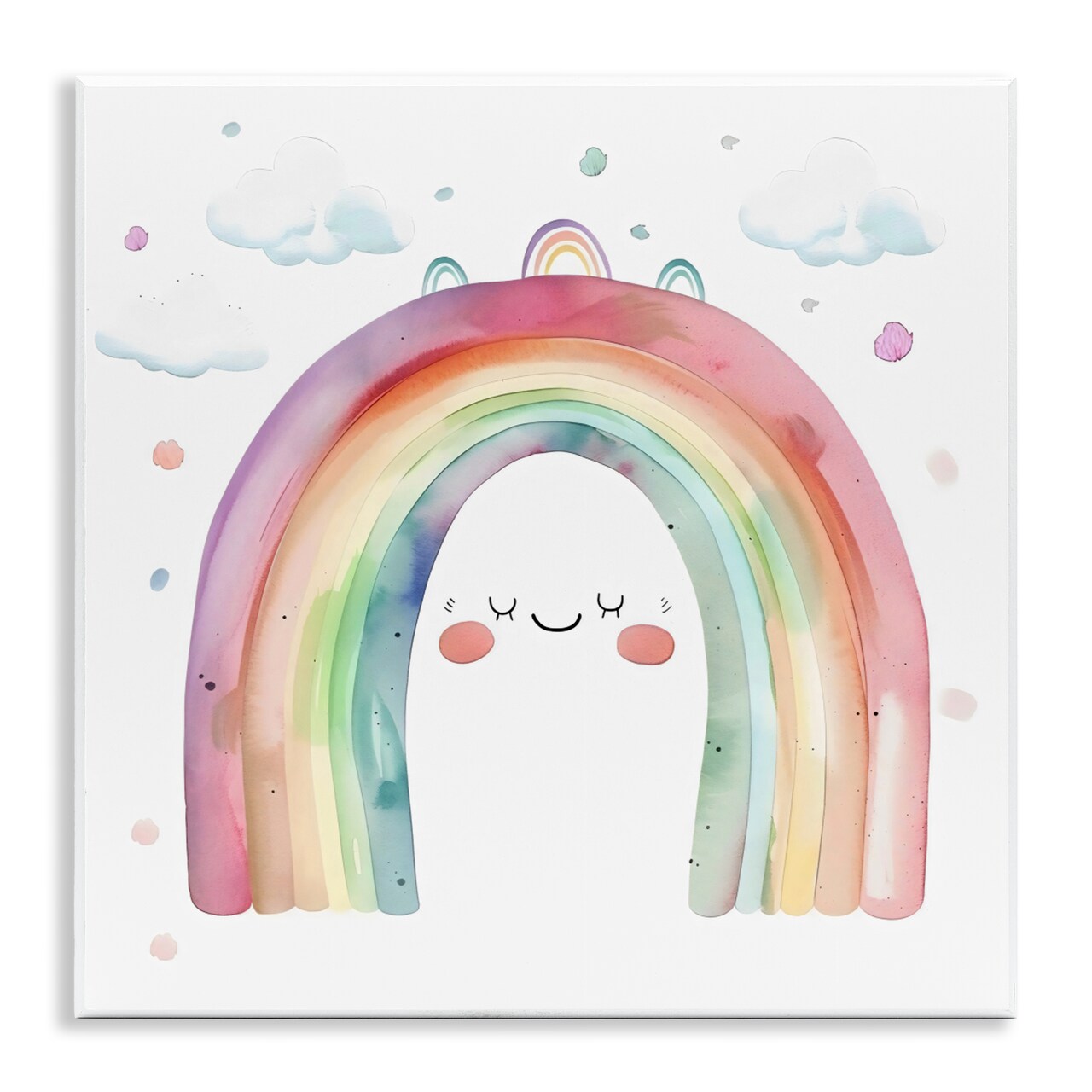 Stupell Industries Cute Smiling Rainbow Wall Plaque, design by Creative Studio